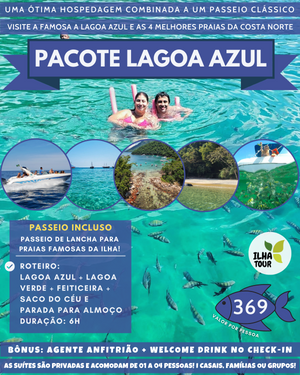 PACOTE LAGOA AZUL - PACOTE COMPLETO